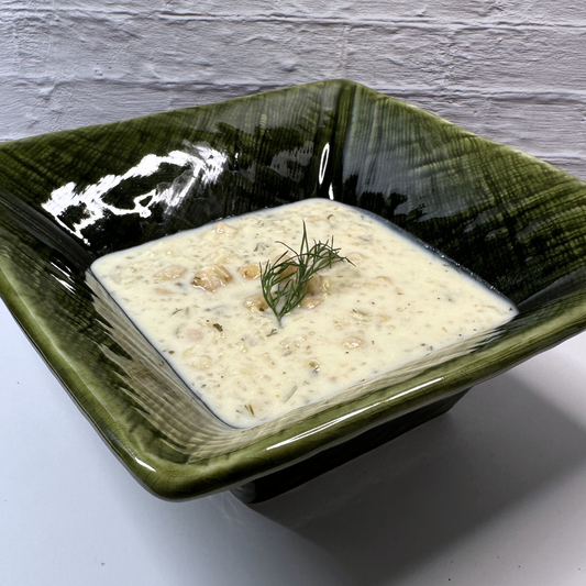 Lemon Chickpea Herb Soup