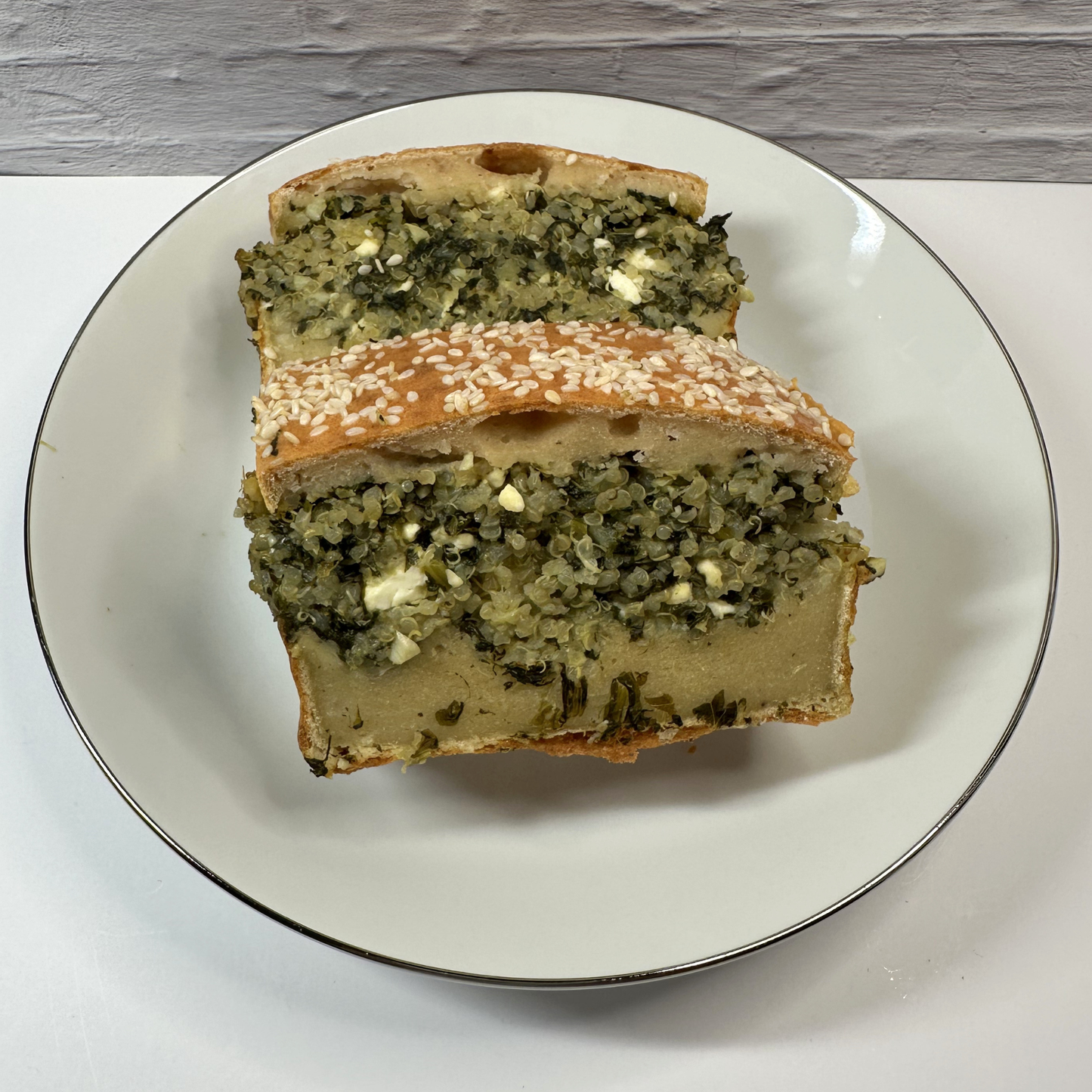Layered Spinach Loaf