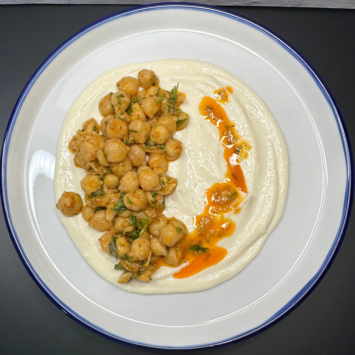 Marinated Chickpeas & Whipped Feta