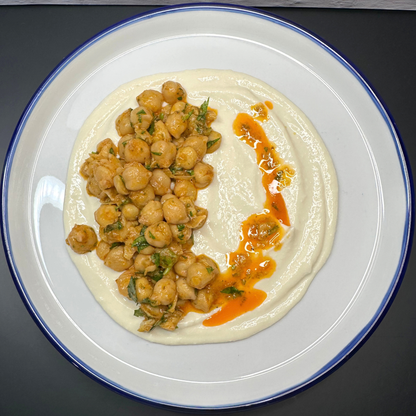 Marinated Chickpeas & Whipped Feta