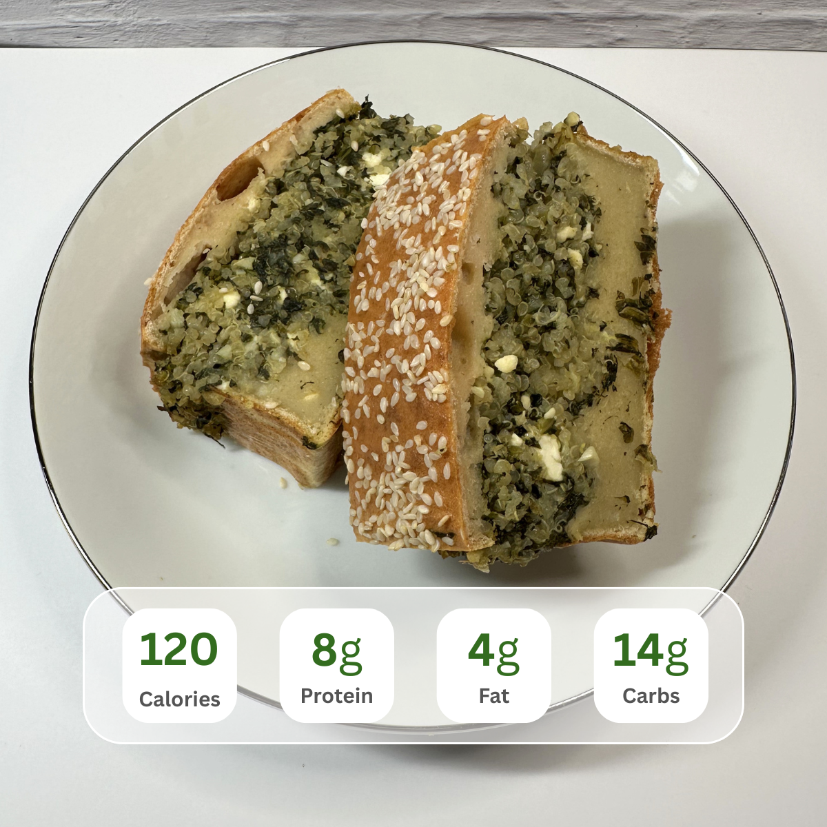 Layered Spinach Loaf