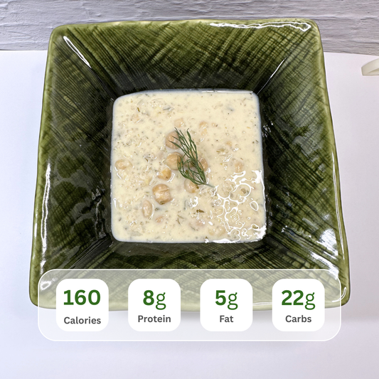 Lemon Chickpea Herb Soup